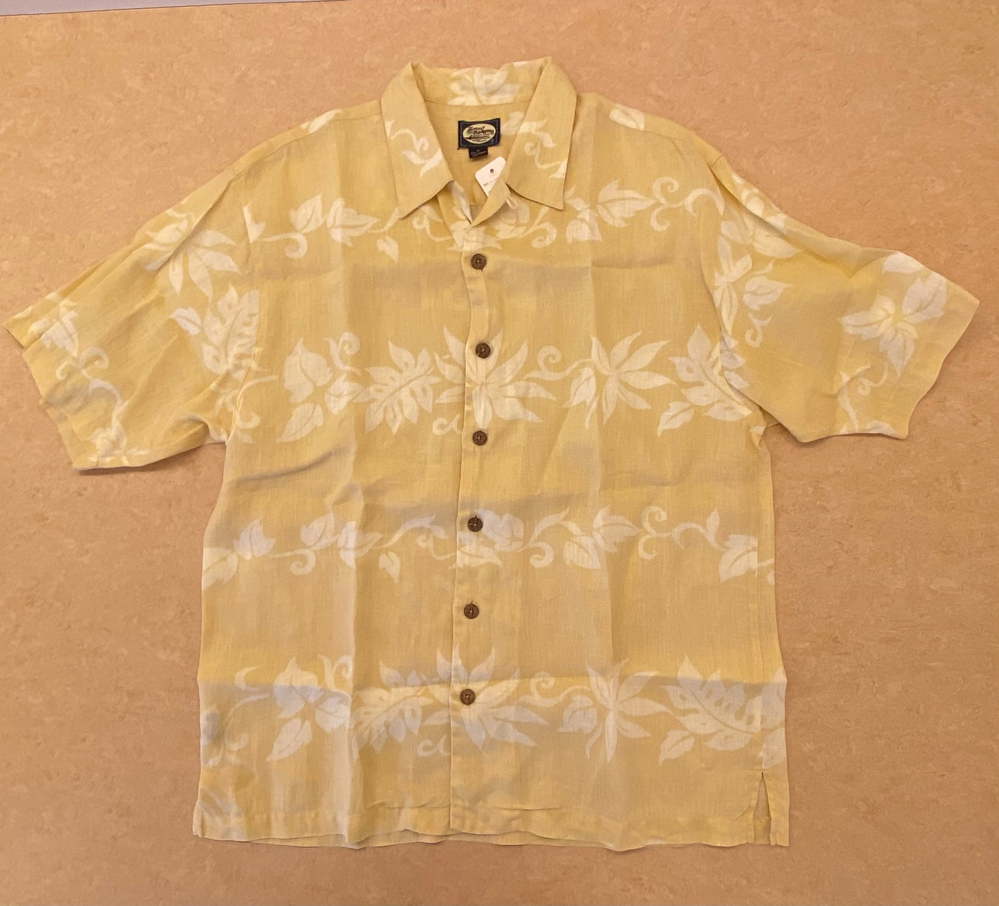 [USED]アロハシャツ サイズM イエロー ユニセックス aloha/A20260128