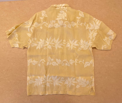 [USED]アロハシャツ サイズM イエロー ユニセックス aloha/A20260128
